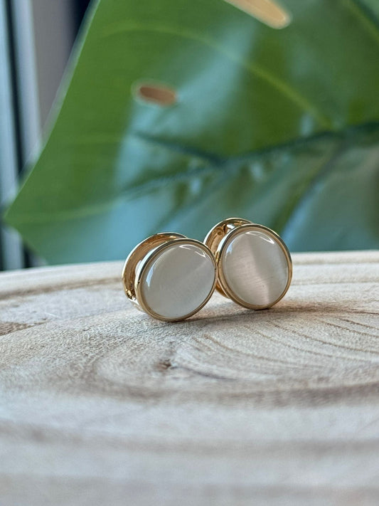 Brinco Argola Pérola Oval