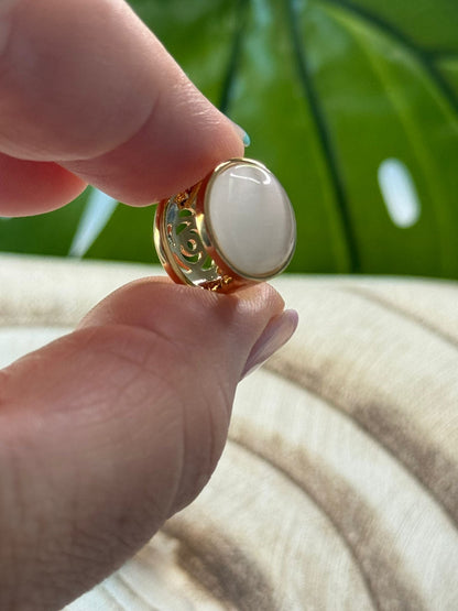 Brinco Argola Pérola Oval