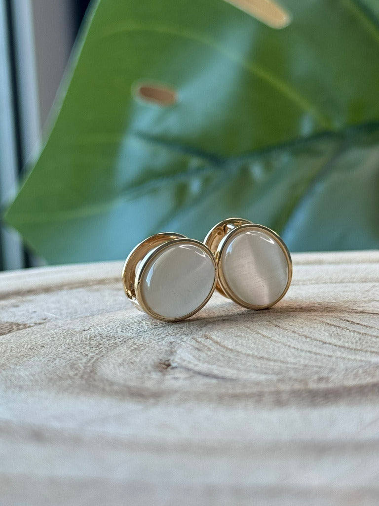 Brinco Argola Pérola Oval