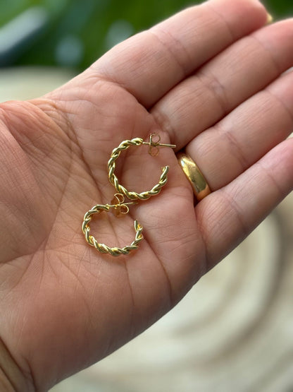 Brinco Argola Torcida - Médio