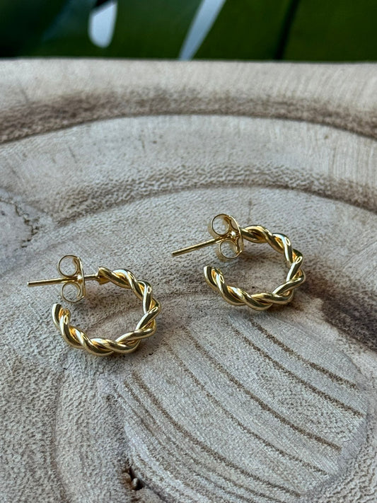 Brinco Argola Torcida - Pequena