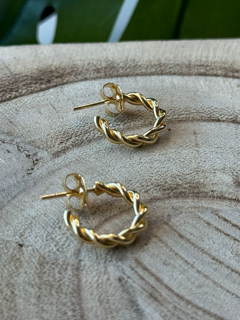 Brinco Argola Torcida - Pequena