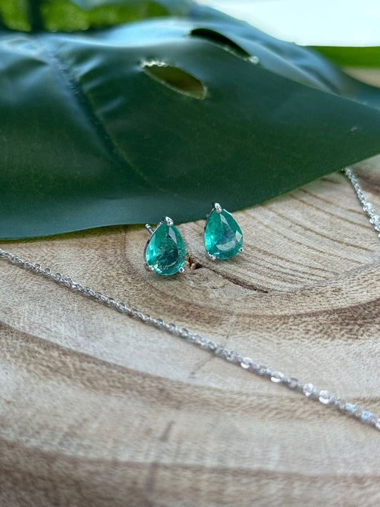 Conjunto pedra verde