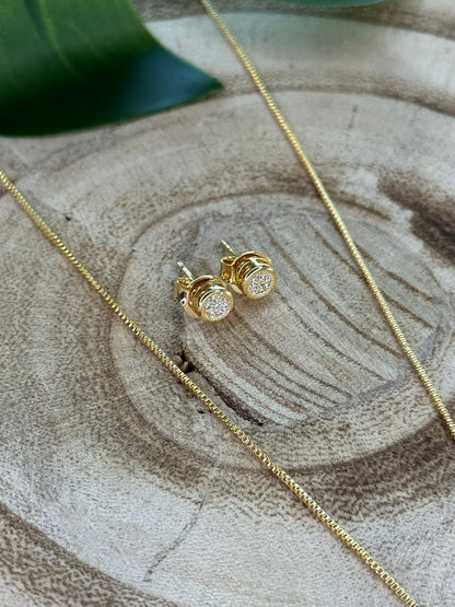 Conjunto ponto de luz zirconia