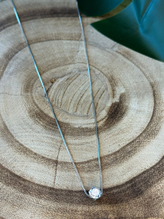 Ponto de luz prateado